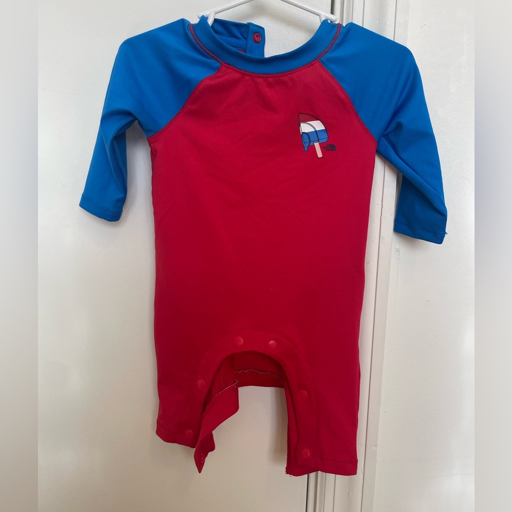 EUC North Face Baby Swim Rash Guard